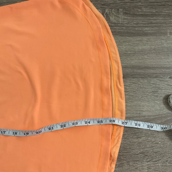 Lululemon Sculpt Style Tank Open Back Mesh Size 8 in Light Orange - Picture 4 of 6